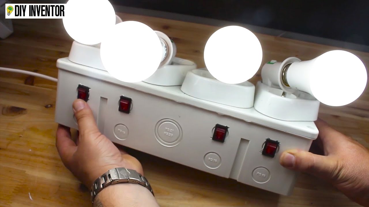 DIY 12 Electrical Socket Outlet Splitter