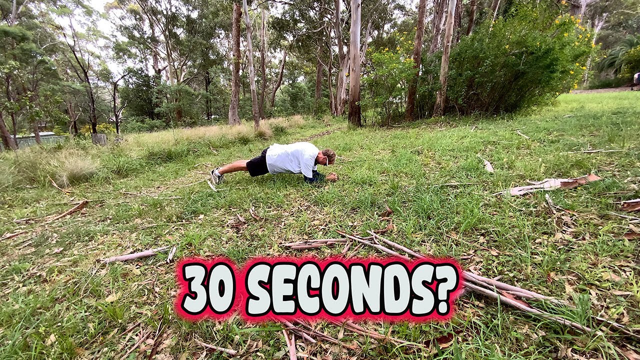 Dude Planks For 30 Seconds at Cnr Clyde St & Augusta Pl, MOLLYMOOK BEACH, NSW + Free Camping Spot?