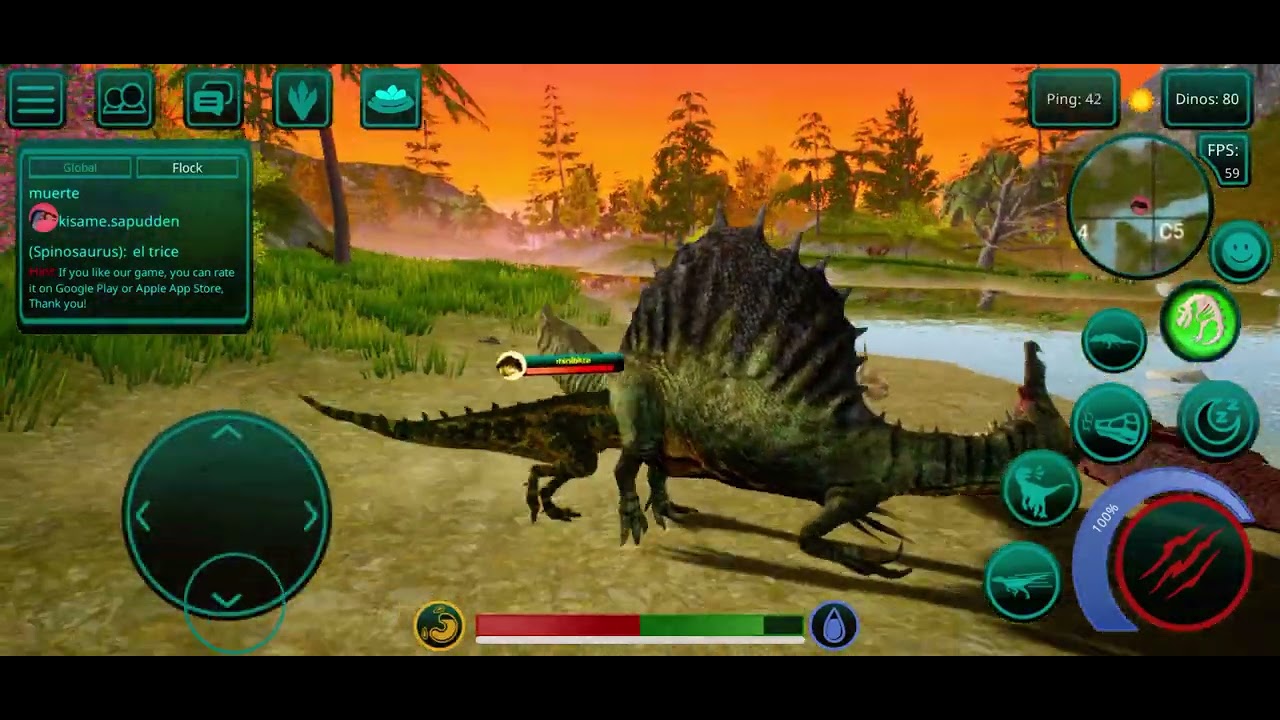 Solo spinosaurus experience, no editing | CURSED ISLE￼