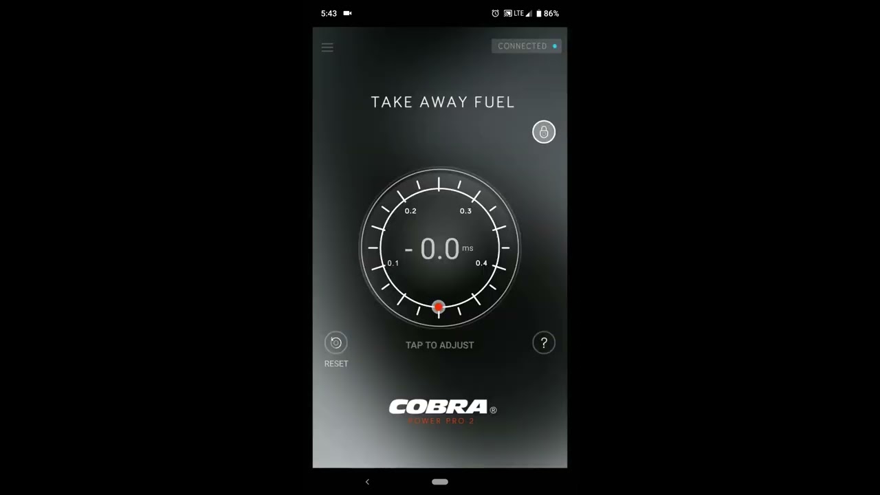 Cobra Power Pro Black - Understanding the Settings