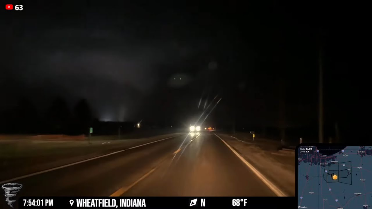 ILLINOIS/ INDIANA TORNADO THREAT! - LIVE STORM CHASING