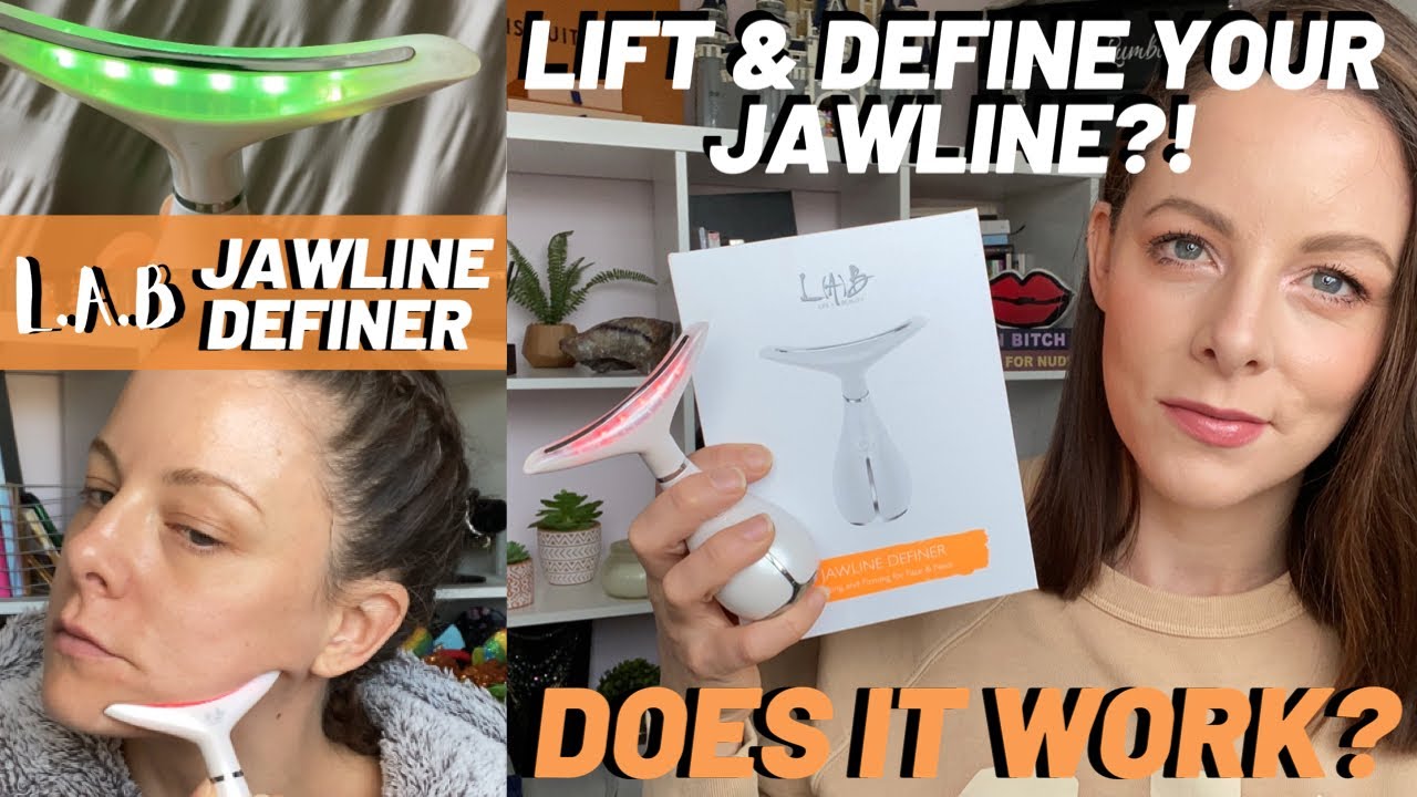 LAB JAWLINE DEFINER | Помогает ли это устройство для подтяжки и укрепления шеи улучшить форму щек...