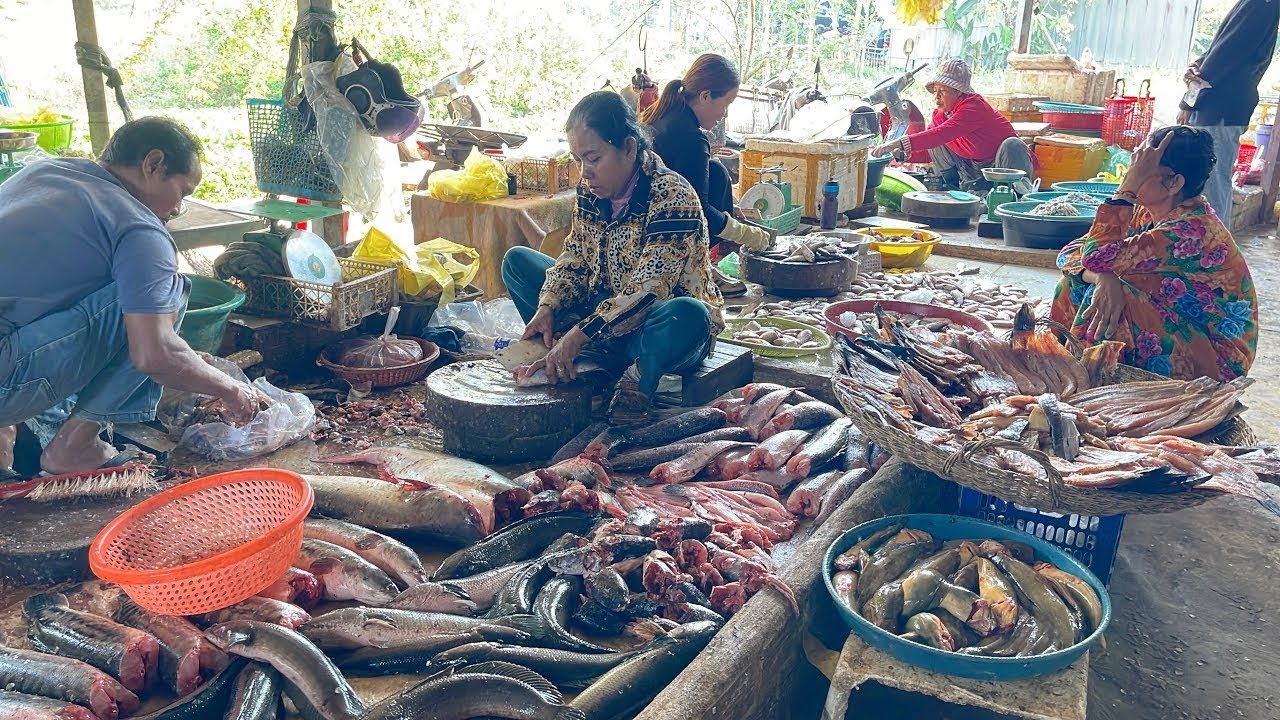 Cambodia Food Vlog - Breakfast @ Siem Reap Street Food And Market Food
