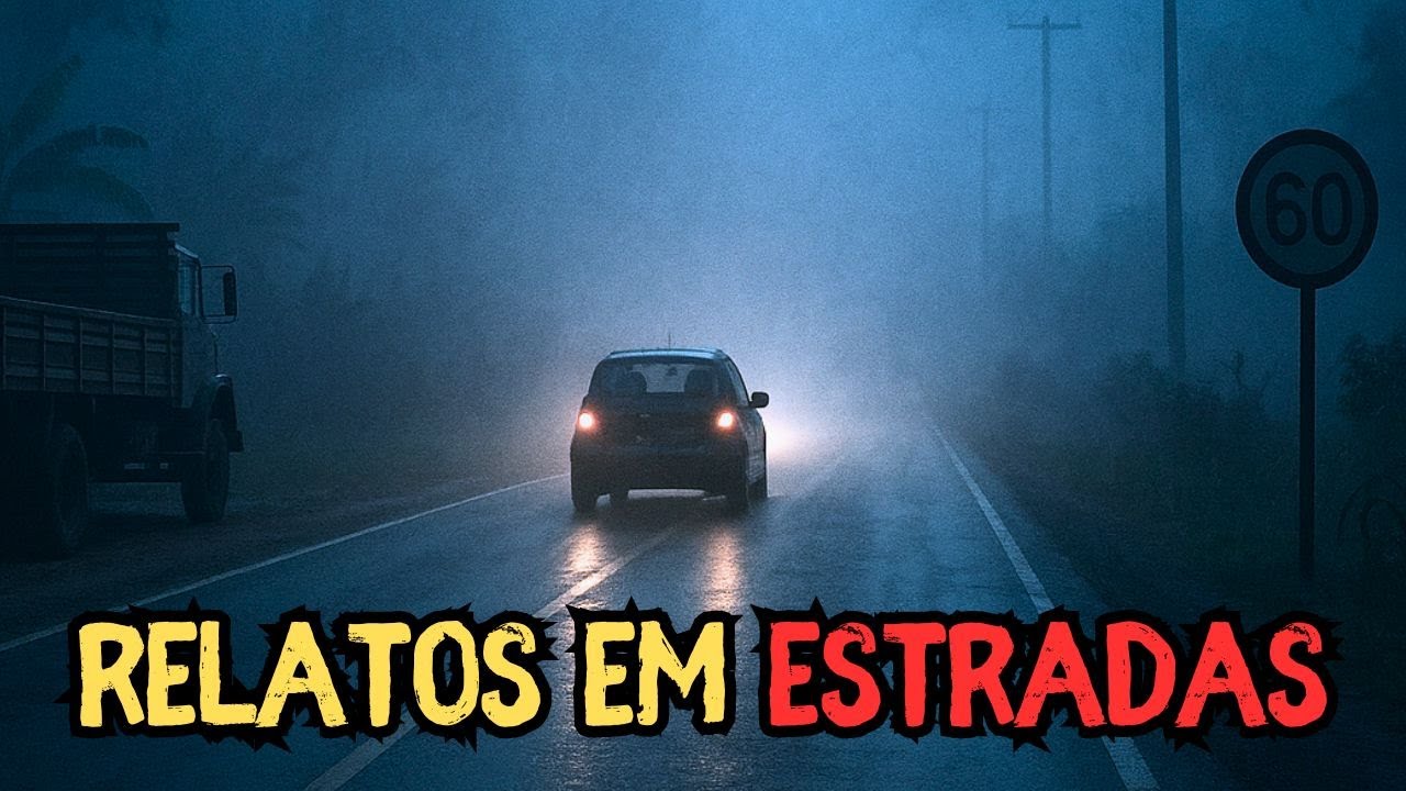 4 RELATOS SOBRENATURAIS EM ESTRADAS - História de terror
