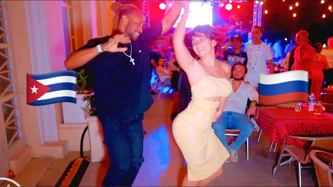 Bailarines Rusa y Cubano calientan el Festival de la Salsa en La Habana! | Salon 1830