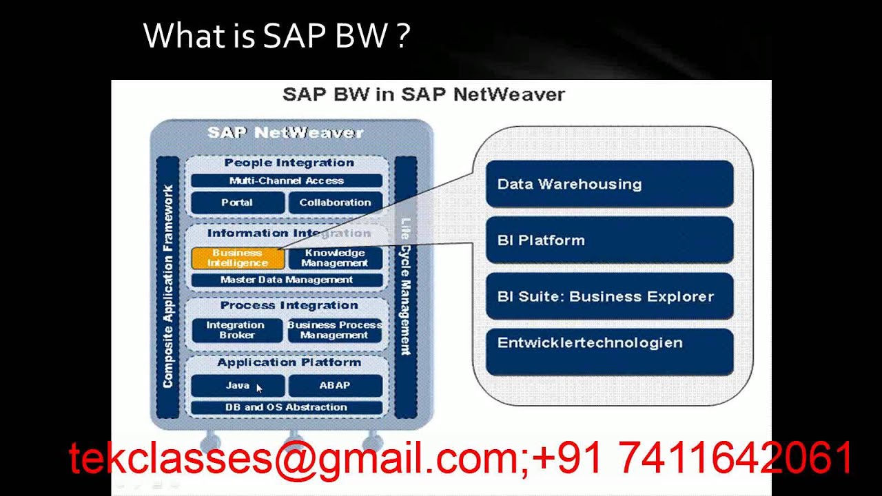 SAP BW Demo Video