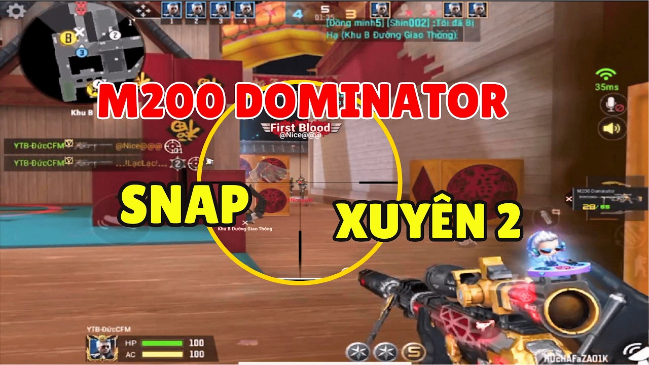CF Mobile/CF Legends | Snap M200 - Dominator Bất Ngờ Xuyên Đôi Quá Ngon Luôn Win Liên Tiếp