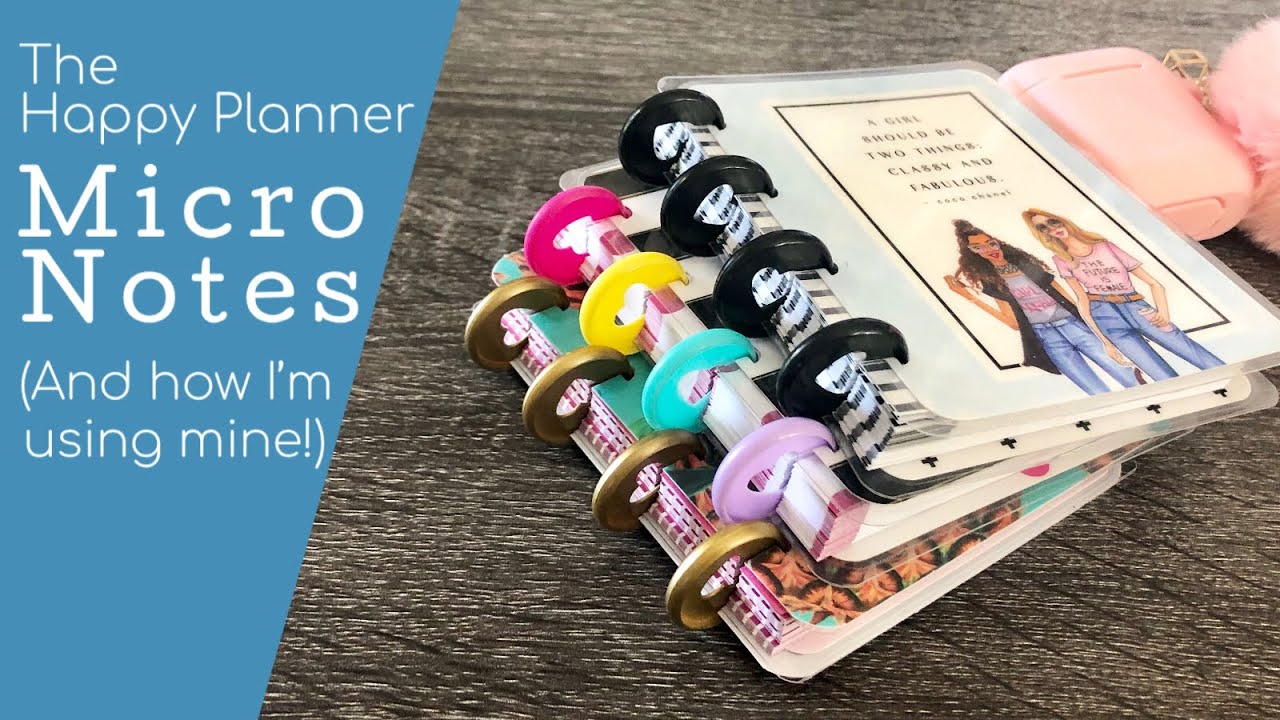 3 ways to use The Happy Planner -  Micro Notes