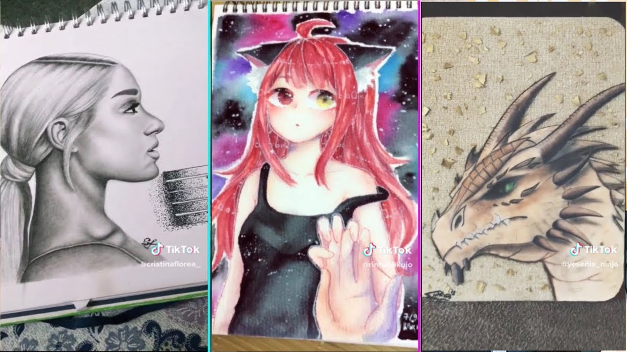 Tik Tok DRAWING CHALLENGE Compilation 2018