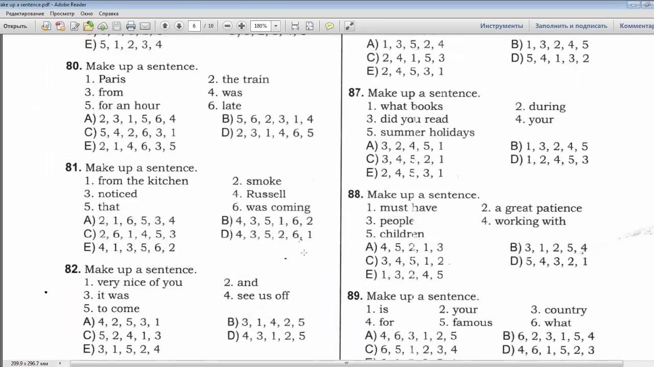 İngilis dili Toplu 2 Make up a sentence izahı - 2