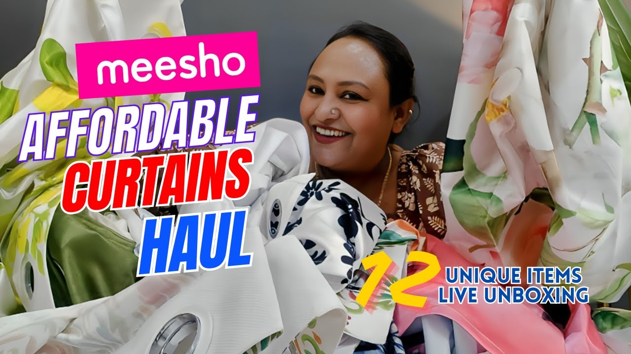 Meesho Curtains Haul | Best Affordable Curtains Review | 12 Meesho Curtains Honest Review By Anjum