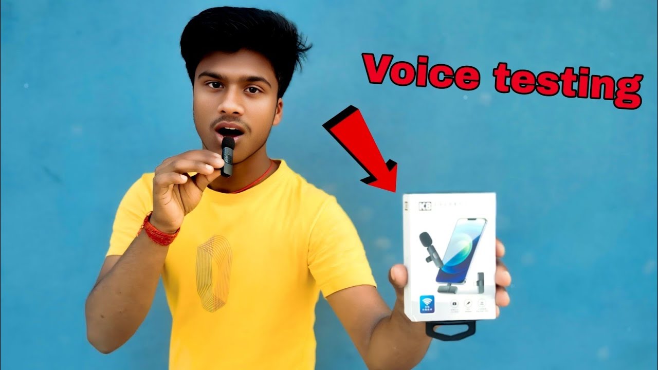 Wireless microphone voice testing कैसा आयेगा इसका आवाज!.....