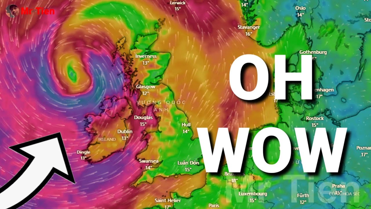 Driest in the east after early rain... Weather Forecast UK - Mr Tien
