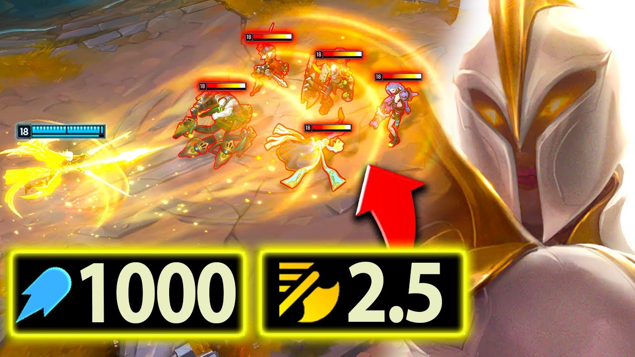 LEVEL 30 URF KAYLE IS SO BROKEN (2.5 ATTACK SPEED, 1000 AP)