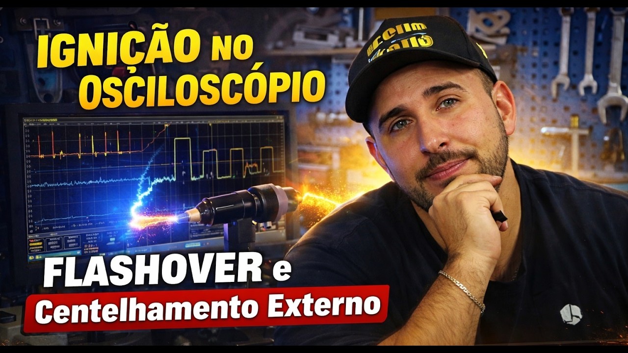 Ignição no Osciloscópio - Como identificar FlashOver - Fuga de Corrente por Alta Resistência