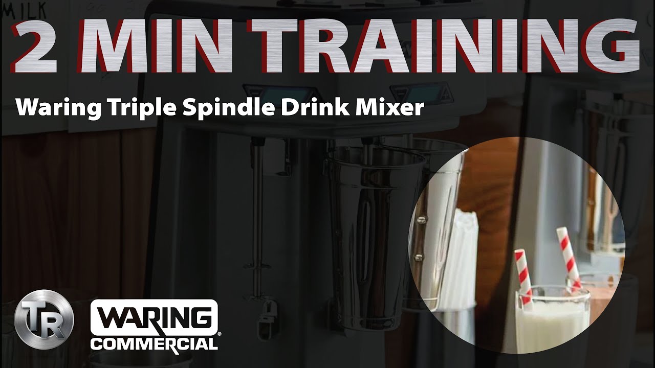 Two Minute Product Update - Waring Triple Spindle Drink Mixer