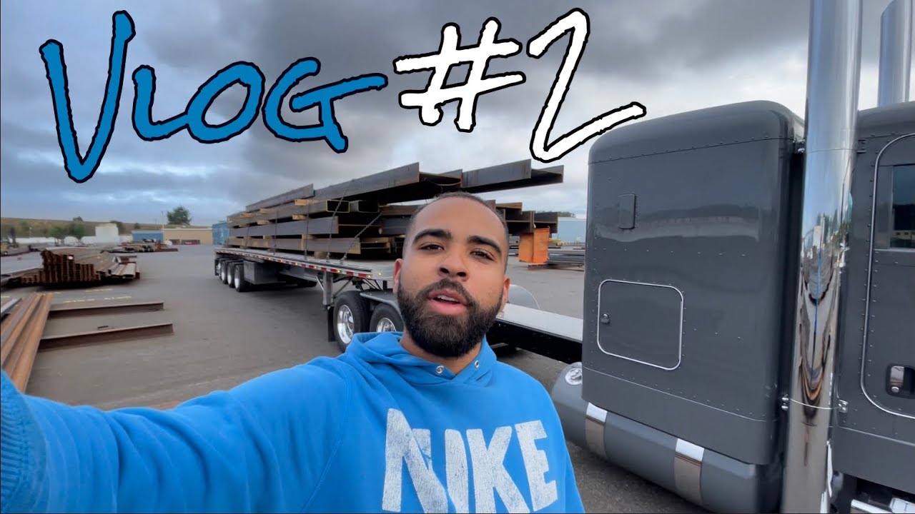 Vlog #2 2022 389 hauling steel locally