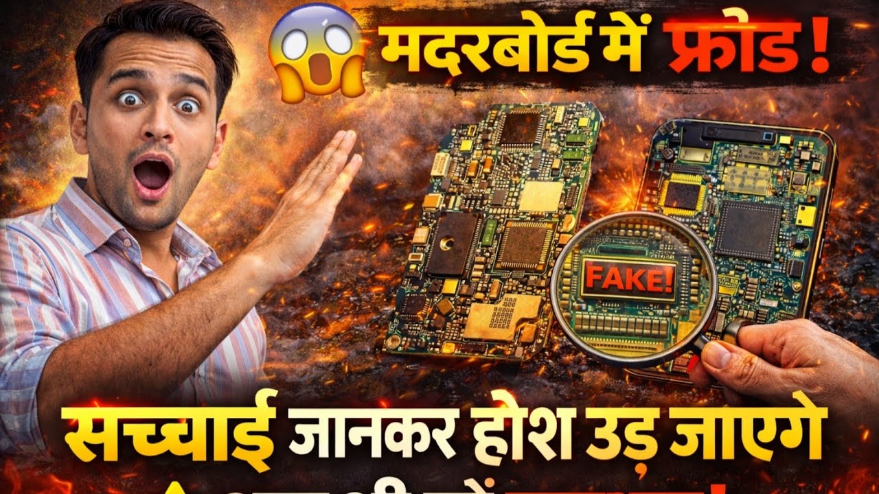 मोबाइल मदरबोर्ड खरीदते समय सावधान बड़ा स्कैम पकड़ा गया  हो रहा फ्रॉड  सच्चाई जानकर होश उड़ जाएंगे