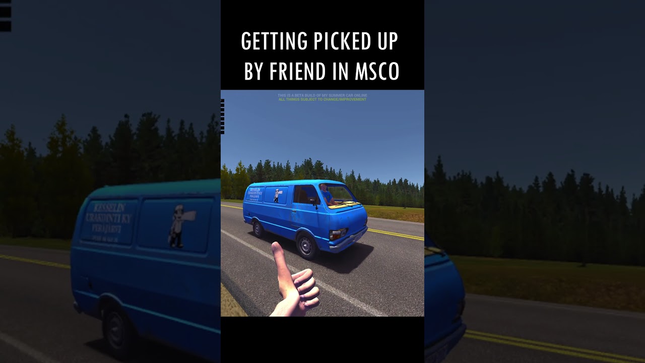 My Summer Car Online Getting Picked Up Part 1 #shorts #msc #mysummercar