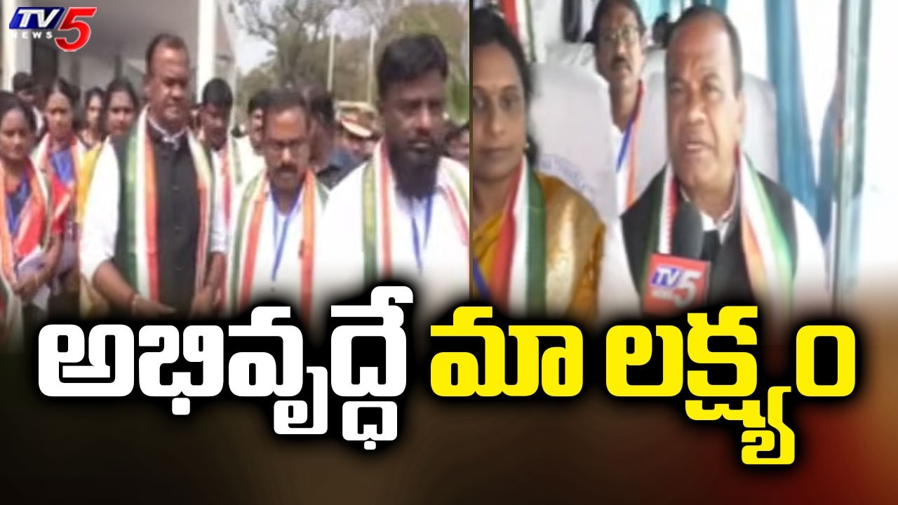 Minister Komatireddy Venkat Reddy Face To Face Over Congress Grand Victory In Nalgonda Corporation
