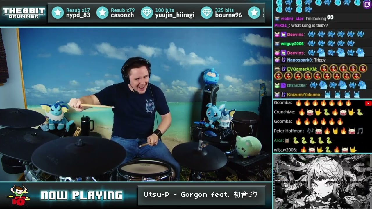 The8BitDrummer plays 鬱P/Utsu-P - Gorgon feat. 初音ミク