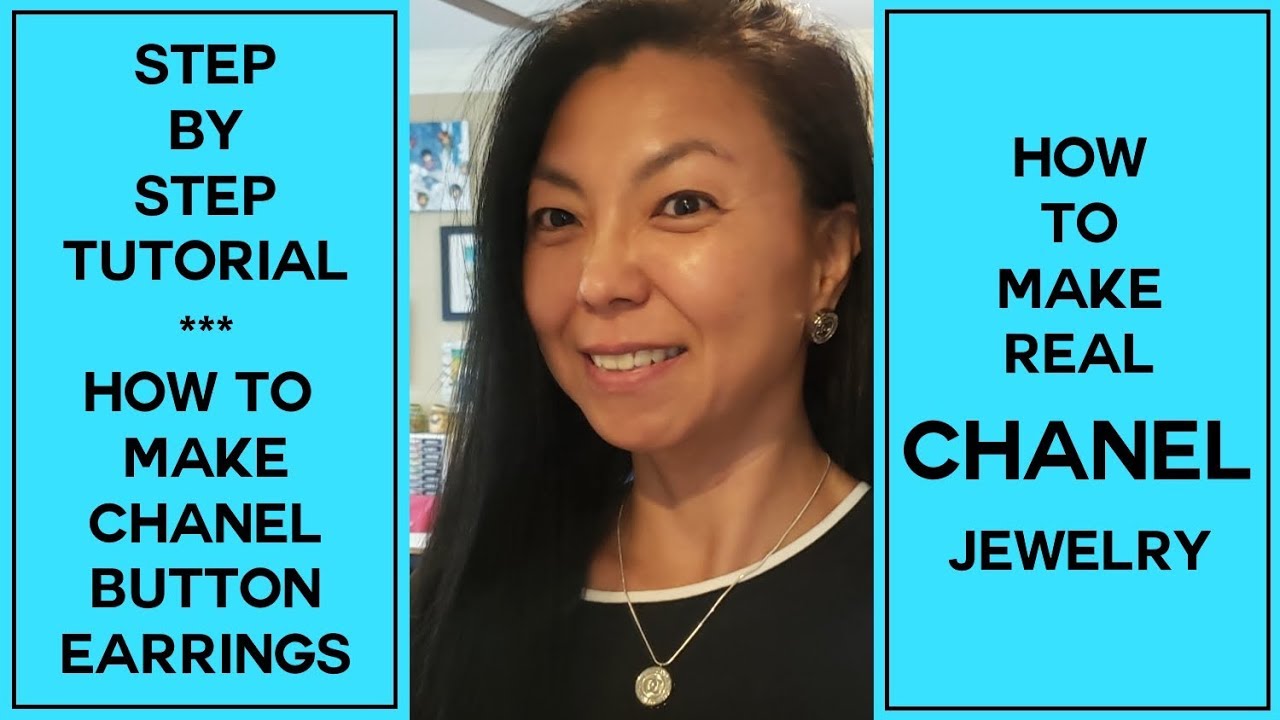 How to Make Authentic CHANEL Earrings On a Budget!!!
