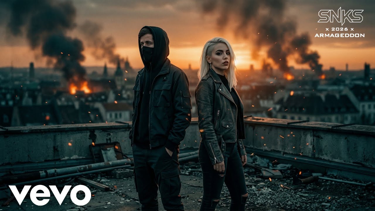 Alan Walker & Ava Max Style, SNK Skyline - ARMAGEDDON (Official Lyrics Video)