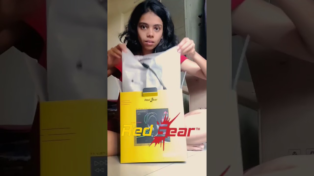 Unboxing my new Redgear Cosmo 7. 1 gaming Headphones #gaming #redgear #headphones #unboxing