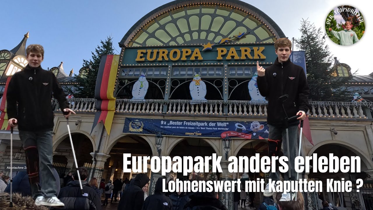 Was macht man im Europapark mit kaputtem Knie ? - Europapark anders erleben