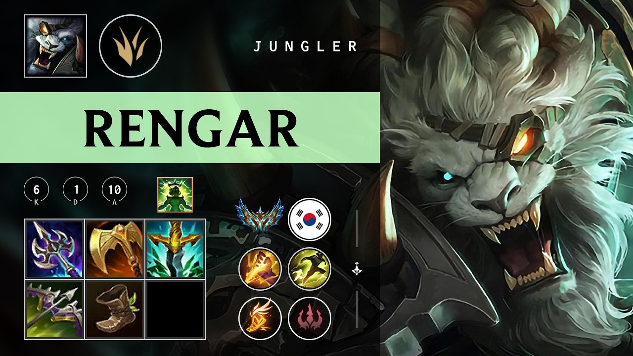 Rengar Jungle vs Naafiri - KR Challenger Patch 26.04