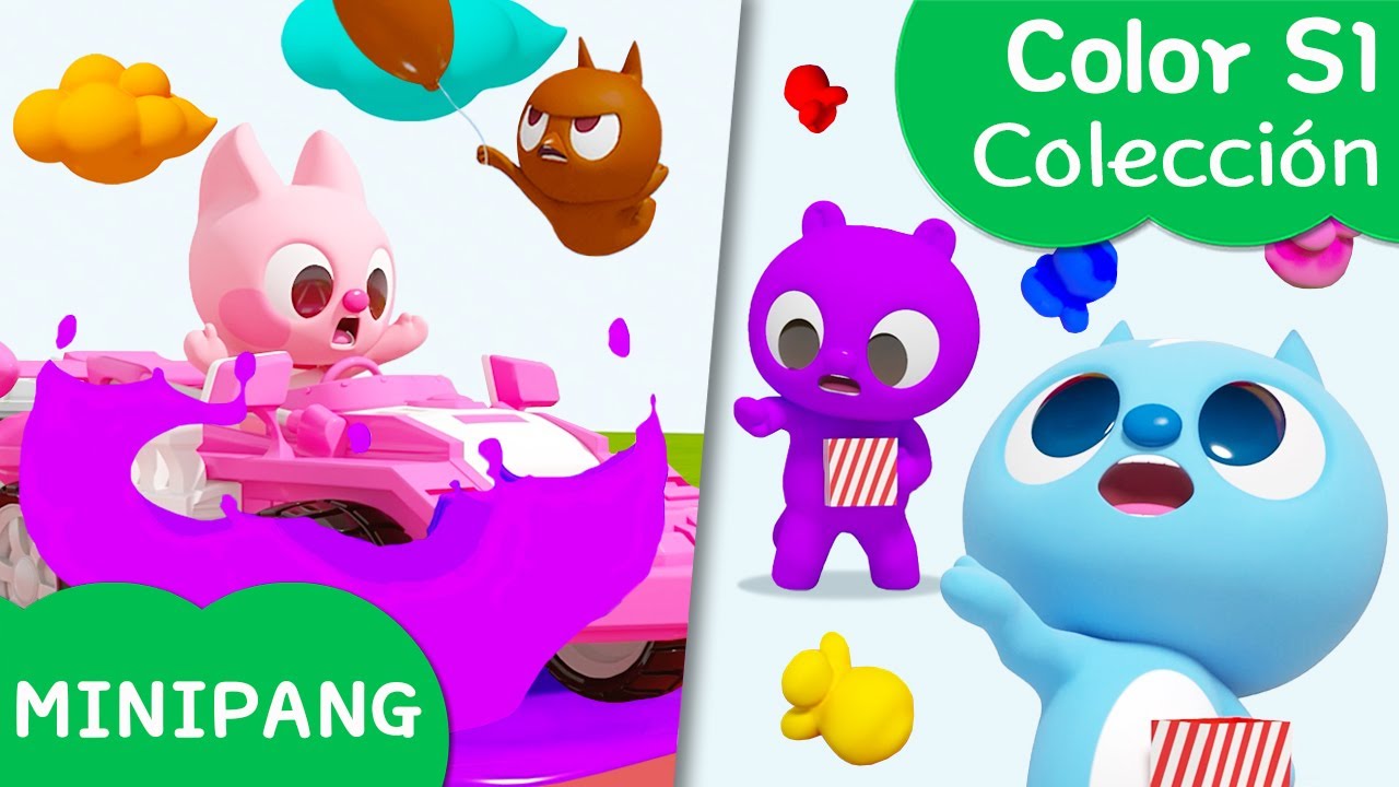 Aprende los colores con MINIPANG | 🌈Color S1 Colección | MINIPANG TV 3D Play
