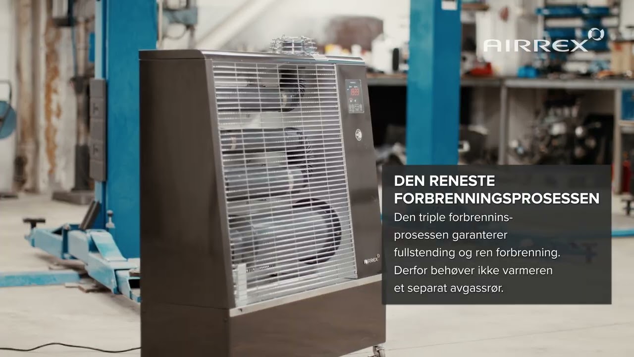 Airrex infrarød dieselvarmere