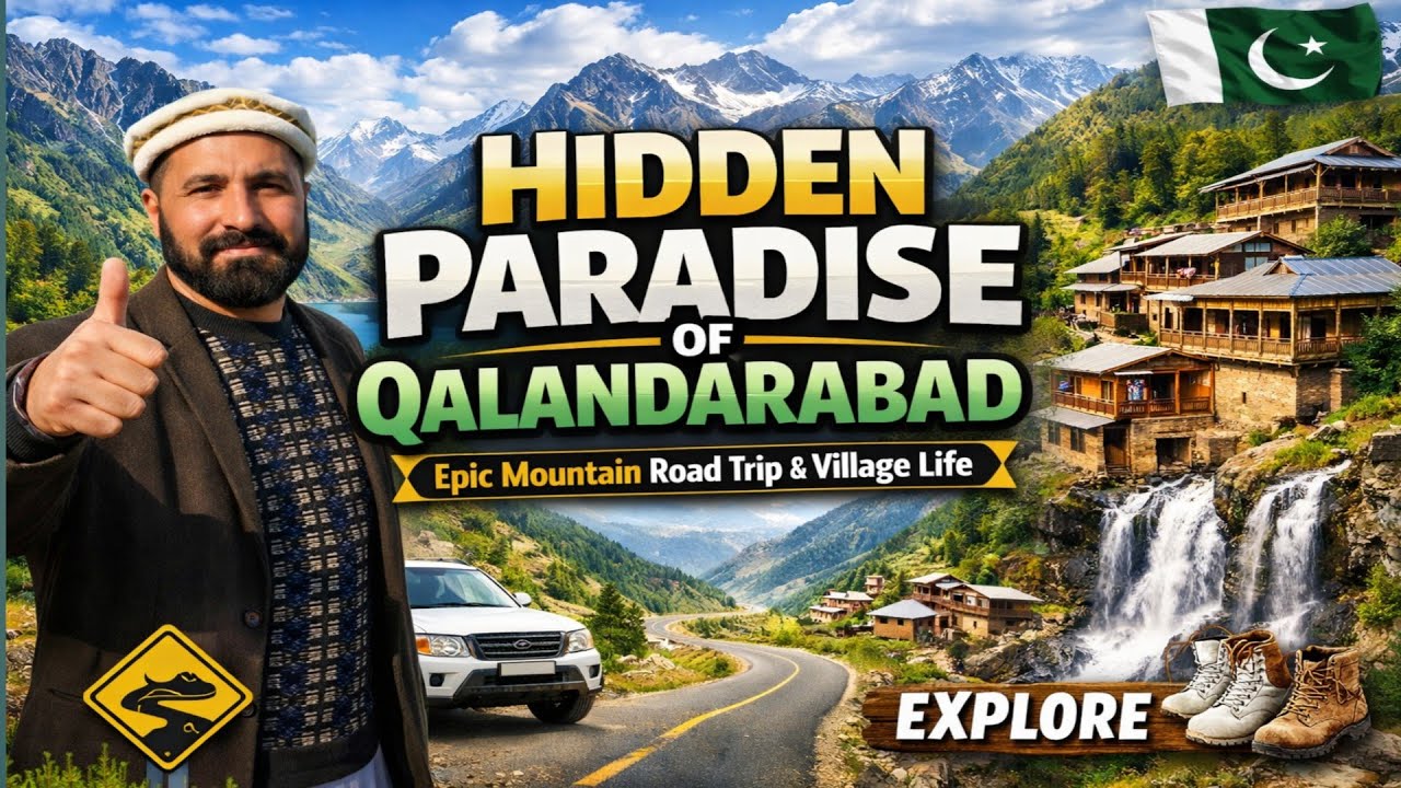 Hidden Paradise of Qalandarabad | Epic Mountain Road Trip & Beautiful Village Life 🇵🇰