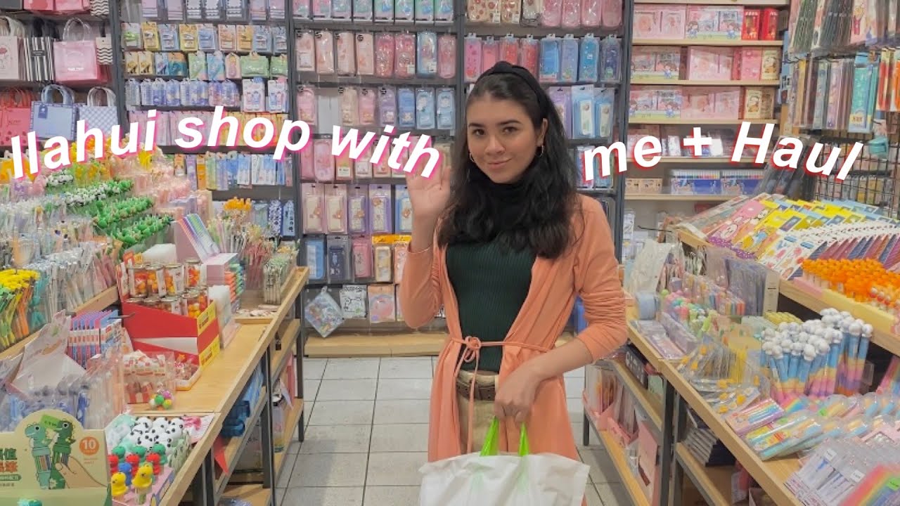 ILAHUI PERÚ store tour + Haul de papelería kawaii🧸💕✨