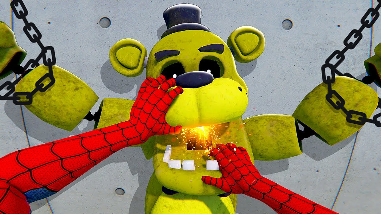 DISMEMBERING Golden Freddy from FNAF - Bonelab VR Mods