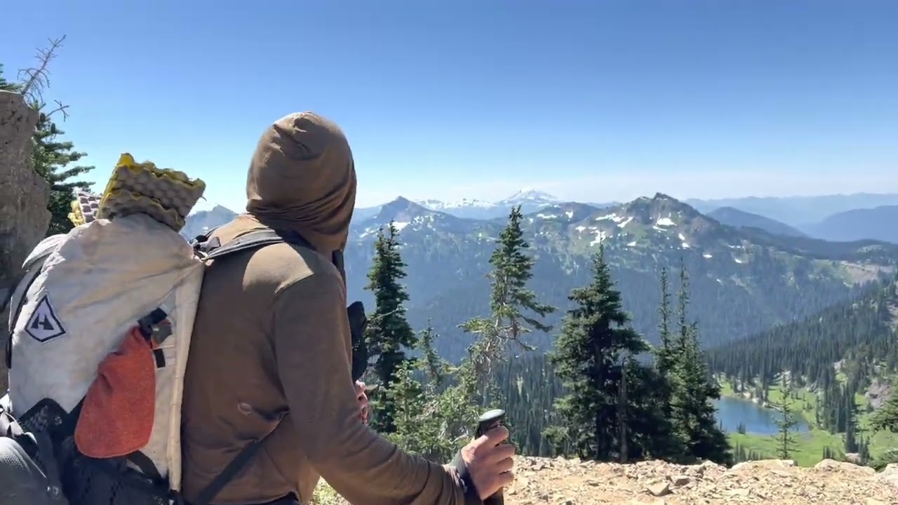 Renee and Pierre on the pct: White Pass to Snoqualmie.