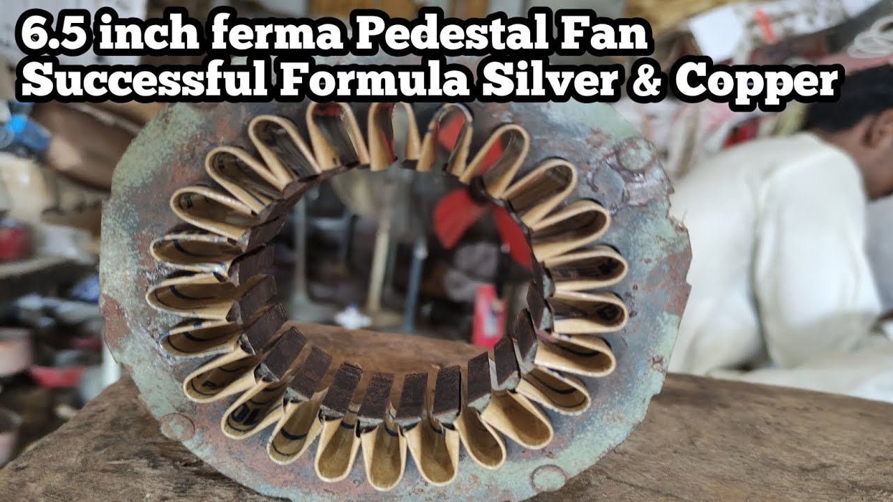 Pedestal Fan Best Formula Method in Silver and Copper| Electrical Arslan