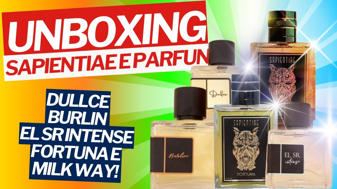 UNBOXING - PAR FUN E SAPIENTIAE NICHE - MILK WAY FORTUNA DULLCE E MUITO MAIS! #perfume #perfumorista