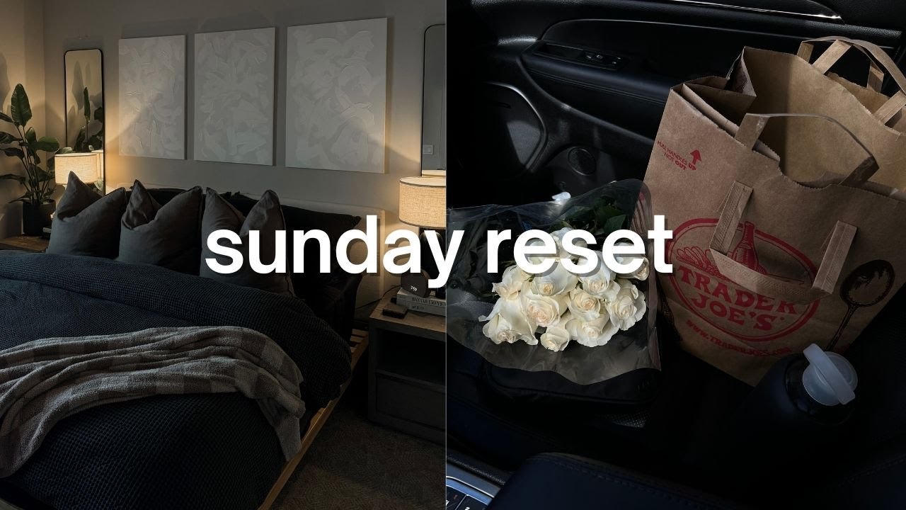 sunday reset🧺🕯️☁️🤎