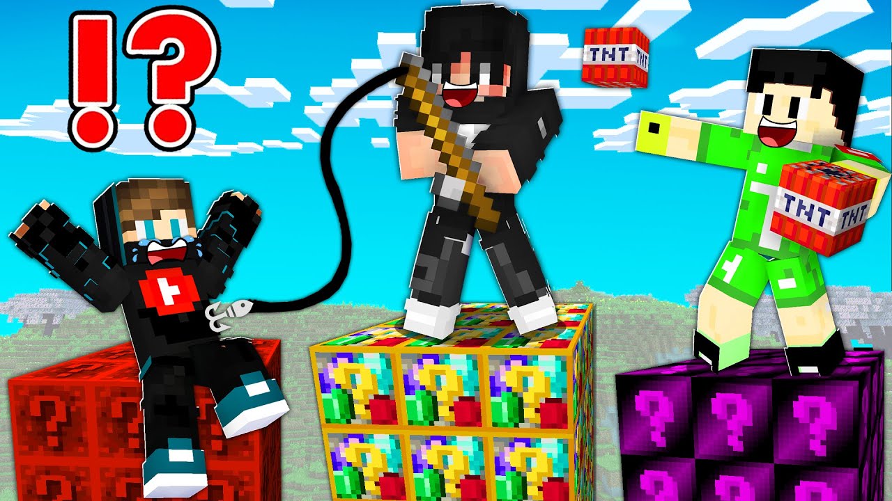 ماين كرافت حـرب ابراج الحظ ولكن لقيت بلوكات الموارد الاسطورية!!؟