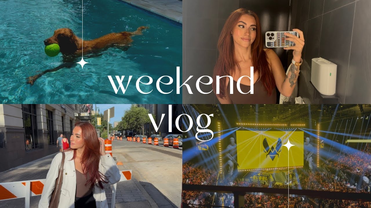 A Weekend w ClaraAtWork - CS2 MAJOR & Teaching My Dog How To Swim!