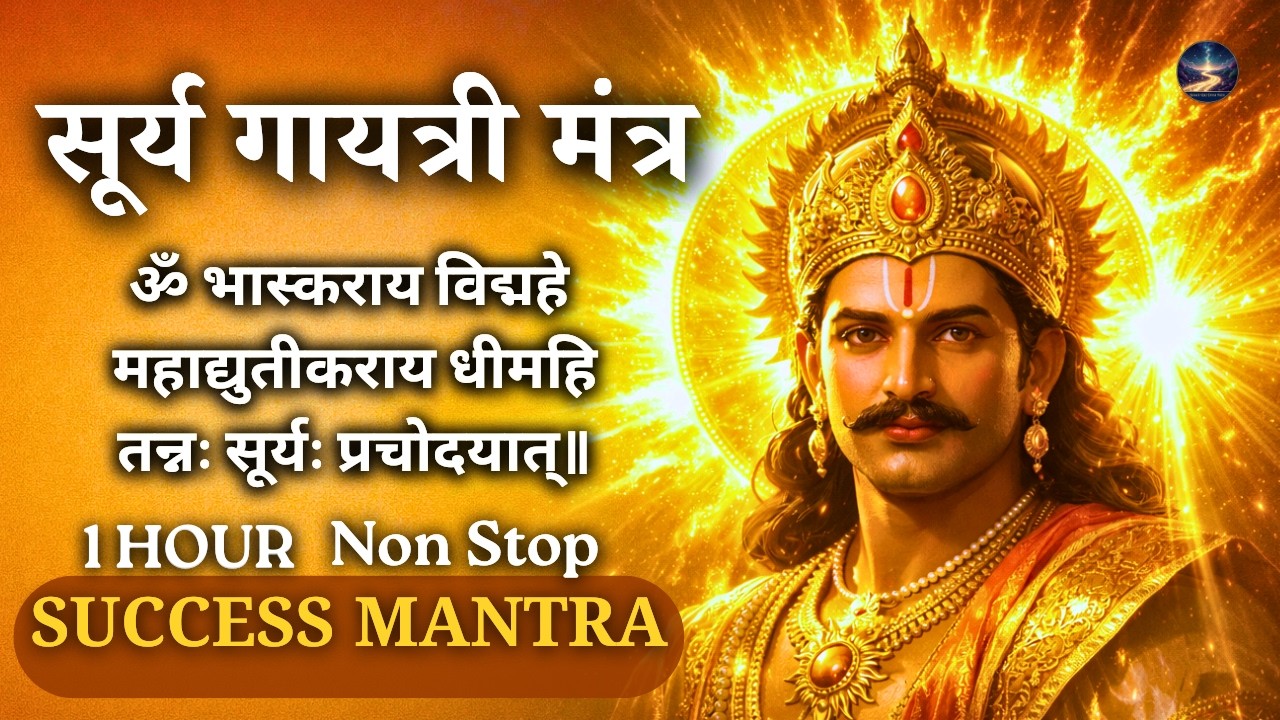 Surya Gayatri Mantra for Success | 1 Hour Powerful Vedic Sun Mantra Chants