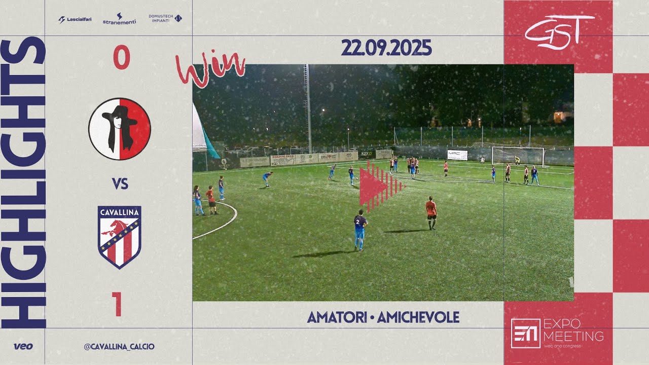 HIGHLIGHTS 👉 Reconquista 🆚 Cavallina Calcio | Amatori | Amichevole &ndash; 22 settembre 2025