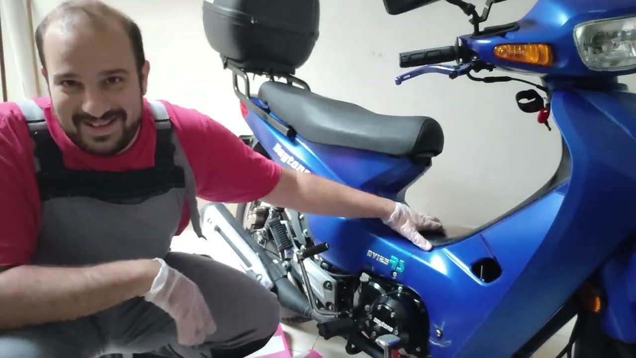 Αλλαγή εξάτμισης και μπουζί σε Daytona DY 125 RS