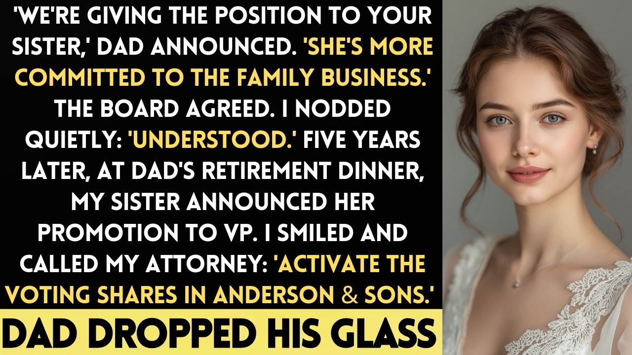 Sister Took My Job Offer At Dad's Firm – I'm The Silent Partner Who Controls 60% Equity
