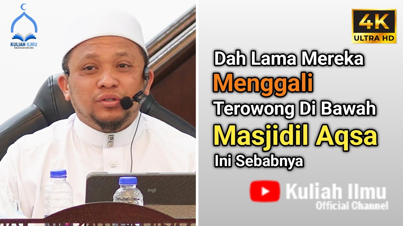 Dah Lama Mereka Menggali Terowong Di Bawah Masjidil Aqsa, Ini Sebabnya | Imam Muda Ashraf