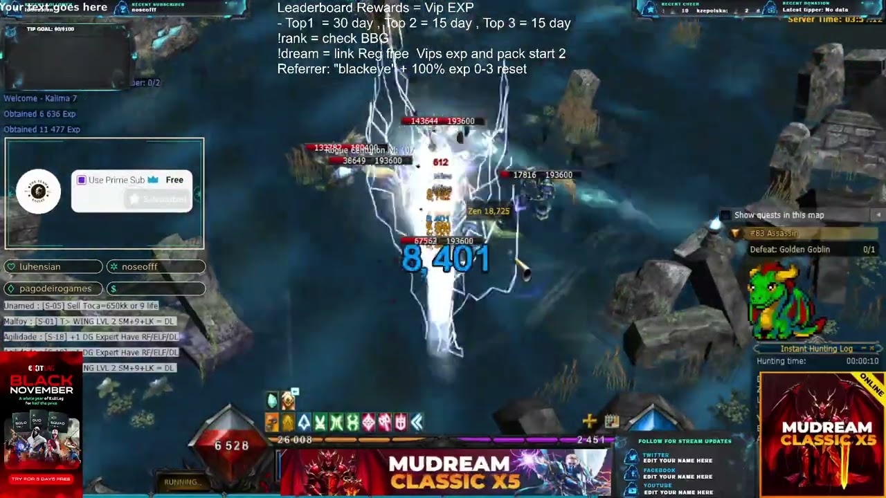 [Mudream.online] Drop Condor Flame on kalima 7