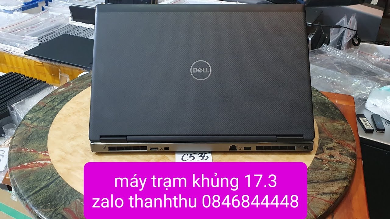Đã chốt.  Dell Precision 7730, i7 8750H, ram 40G, ssd 512 + hdd 500, card rời 4G, 17.3Fhd #laptop