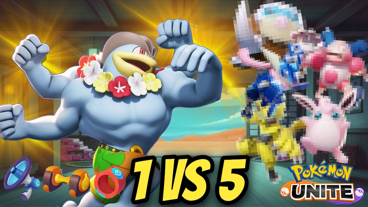 ¡PUÑETAZOS para TODOS! | MACHAMP es CLAVE | Pokémon Unite