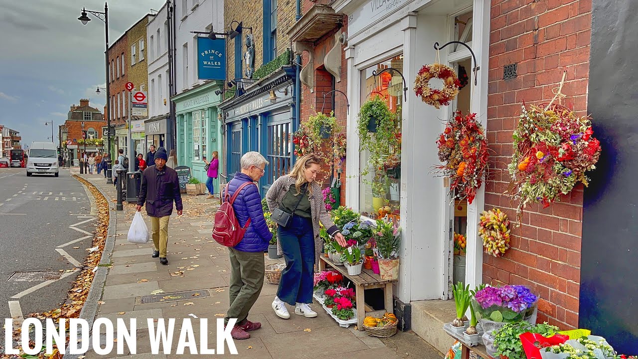 London City Virtual Walking Tour | Highgate High Street to Archway [4K HDR]